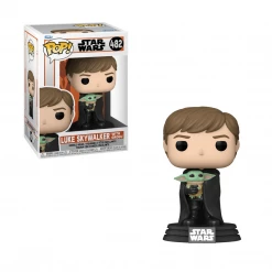 Funko Star Wars The Mandalorian - Luke Skywalker (with Grogu) POP! Vinyl Figure Funko Items