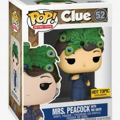 Funko POP Retro Toys - CLUE Mrs. Peacock (/w The Knife) Exclusive Pop! Vinyl Figure Funko Items