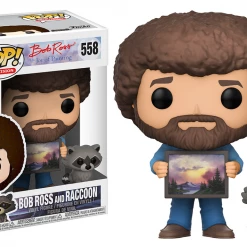 Funko Joy Of Painting - Bob Ross With Raccoon POP! Vinyl Figure Funko Items