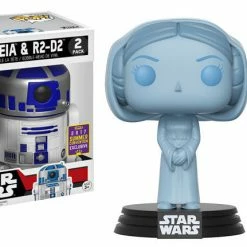 Funko SDCC 2017 - Star Wars Hologram Princess Leia & R2-D2 Exclusive 2-Pack Pop! Vinyl Figure