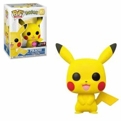 Funko Pokemon - Flocked Pikachu Exclusive Pop! Vinyl Figure