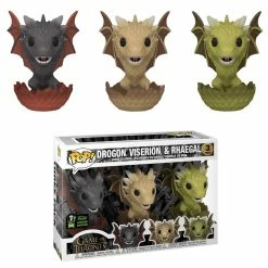 Funko Convention Exclusives ECCC 2020 - Game Of Thrones Dragons Hatching 3-pack Exclusive Pop! Vinyl Figure