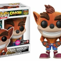 Funko Crash Bandicoot - Crash Bandicoot (Flocked) Exclusive Pop! Vinyl Figure Funko Items