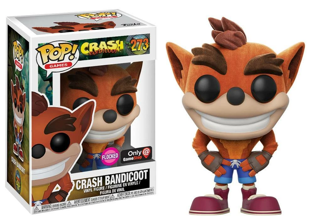 Funko Crash Bandicoot - Crash Bandicoot (Flocked) Exclusive Pop! Vinyl Figure Funko Items 1 Funko Crash Bandicoot - Crash Bandicoot (Flocked) Exclusive Pop! Vinyl Figure Funko Items