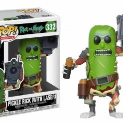 Funko Rick And Morty - Pickle Rick With Laser Pop! Vinyl Figure