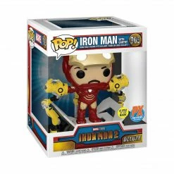 Funko Funko Items Marvel Iron Man 2 - Iron Man With Gantry Glow-In-The-Dark Deluxe Exclusive Pop! Vinyl Figure