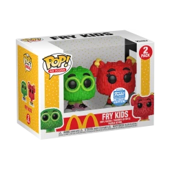 Funko POP Ad Icons - McDonald's Fry Kids (Green/Red) 2-Pack Exclusive Pop! Vinyl Figures Funko Items