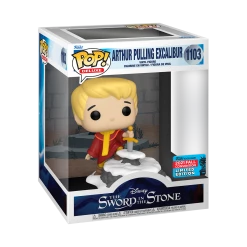 Funko Convention Exclusives NYCC 2021 - Sword In The Stone Arthur Pulling Excalibur Exclusive Deluxe POP! Vinyl Figure