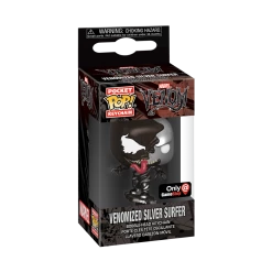 Funko Marvel Venom - Venomized Silver Surfer (Metallic) Exclusive Pocket POP! Keychain Funko Items