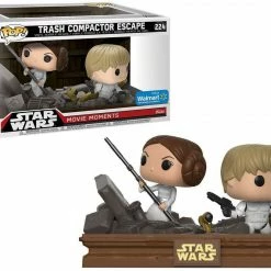 Funko Star Wars: Movie Moments - Trash Compactor Escape Exclusive Pop Vinyl Bobble Heads