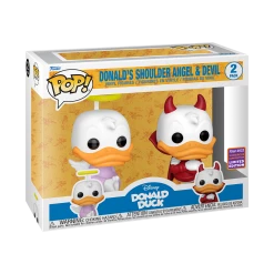 Funko WonderCon 2022 - Disney Donald Shoulder Angel And Devil Exclusive 2-Pack Pop! Vinyl Figure Funko Items