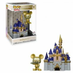 Funko Pop Town - Walt Disney World 50th Cinderella's Castle /w Golden Mickey Exclusive Pop! Vinyl