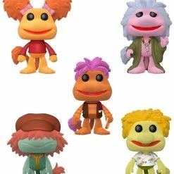 Funko Fraggle Rock - Flocked Fraggle Exclusive 5-Pack (LE3000) Pop! Vinyl Figures