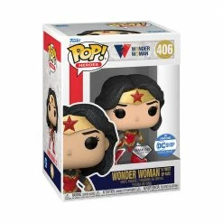 Funko Wonder Woman 80th Anniversary - Diamond Edition Wonder Woman (A Twist Of Fate) Exclusive Pop! Vinyl Figure