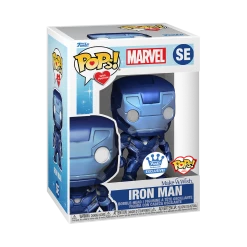 Funko POPs With Purpose - Make-A-Wish Iron Man (Blue Chrome) Exclusive POP! Vinyl Figure