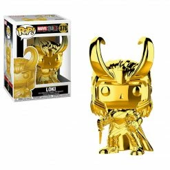 Funko Marvel Studios First 10 Years - Loki (Gold Chrome) POP! Vinyl Figure