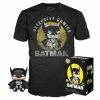 Funko POP Tees - Batman 80th 1939 Batman (Sun Faded) Exclusive Pop With Tee