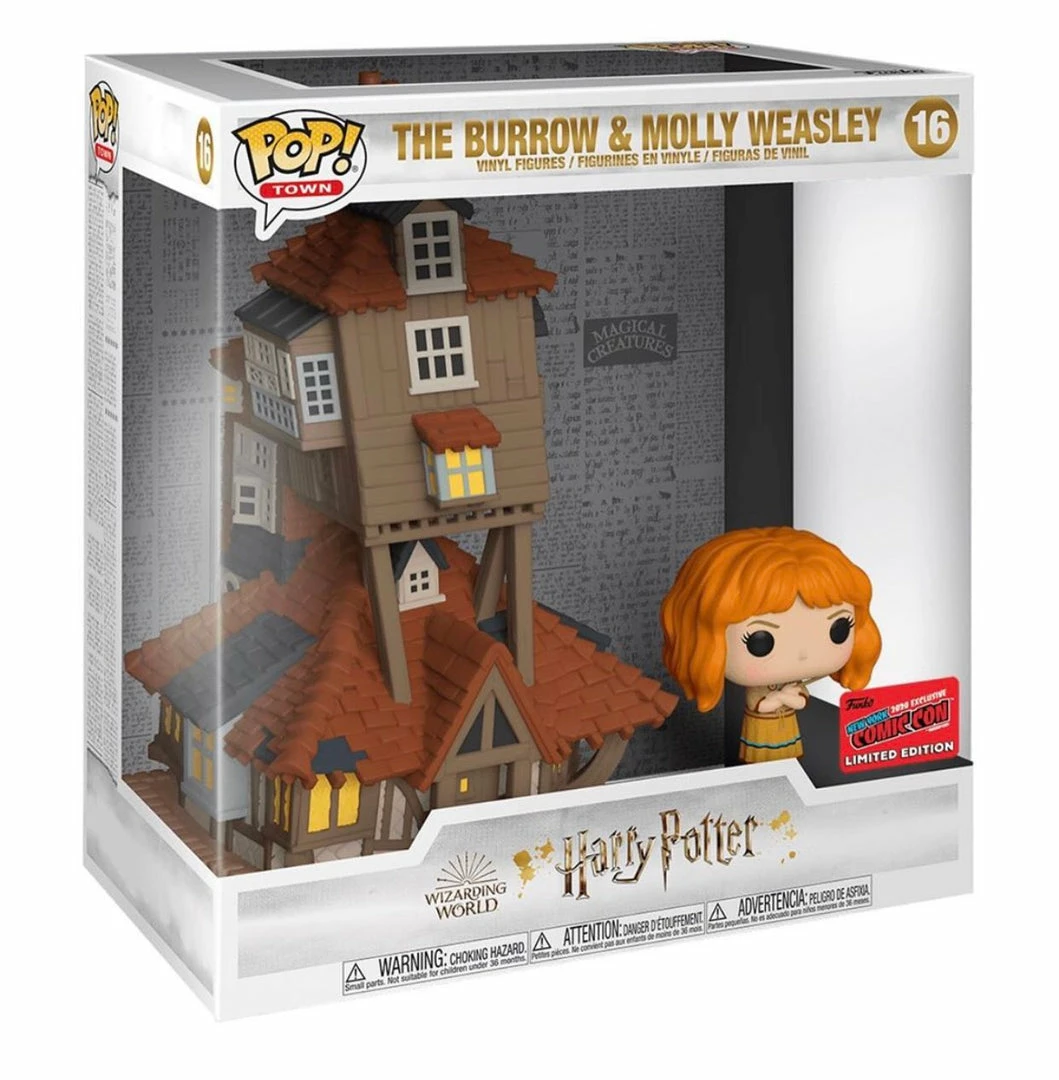 Funko Convention Exclusives NYCC 2020 - Harry Potter The Burrow & Molly Weasley Exclusive Pop! Town Vinyl Figure 1 Funko Convention Exclusives NYCC 2020 - Harry Potter The Burrow & Molly Weasley Exclusive Pop! Town Vinyl Figure