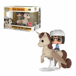 Funko Convention Exclusives SDCC 2018 - Bob's Burgers Espresso Trip Tina & Unicorn Exclusive Pop! Ride Figure
