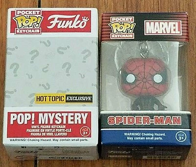 Funko Marvel Spider-Man Exclusive Pocket Pop! Keychain 1 Funko Marvel Spider-Man Exclusive Pocket Pop! Keychain
