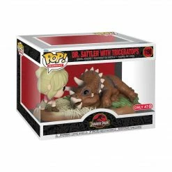 Funko Pop Moment: Jurassic Park - Dr. Sattler With Triceratops Pop! Vinyl Figure Funko Items