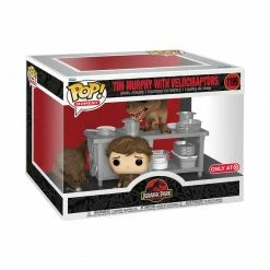 Funko Pop Moment: Jurassic Park - Tim Murphy With Velociraptors Pop! Vinyl Figure