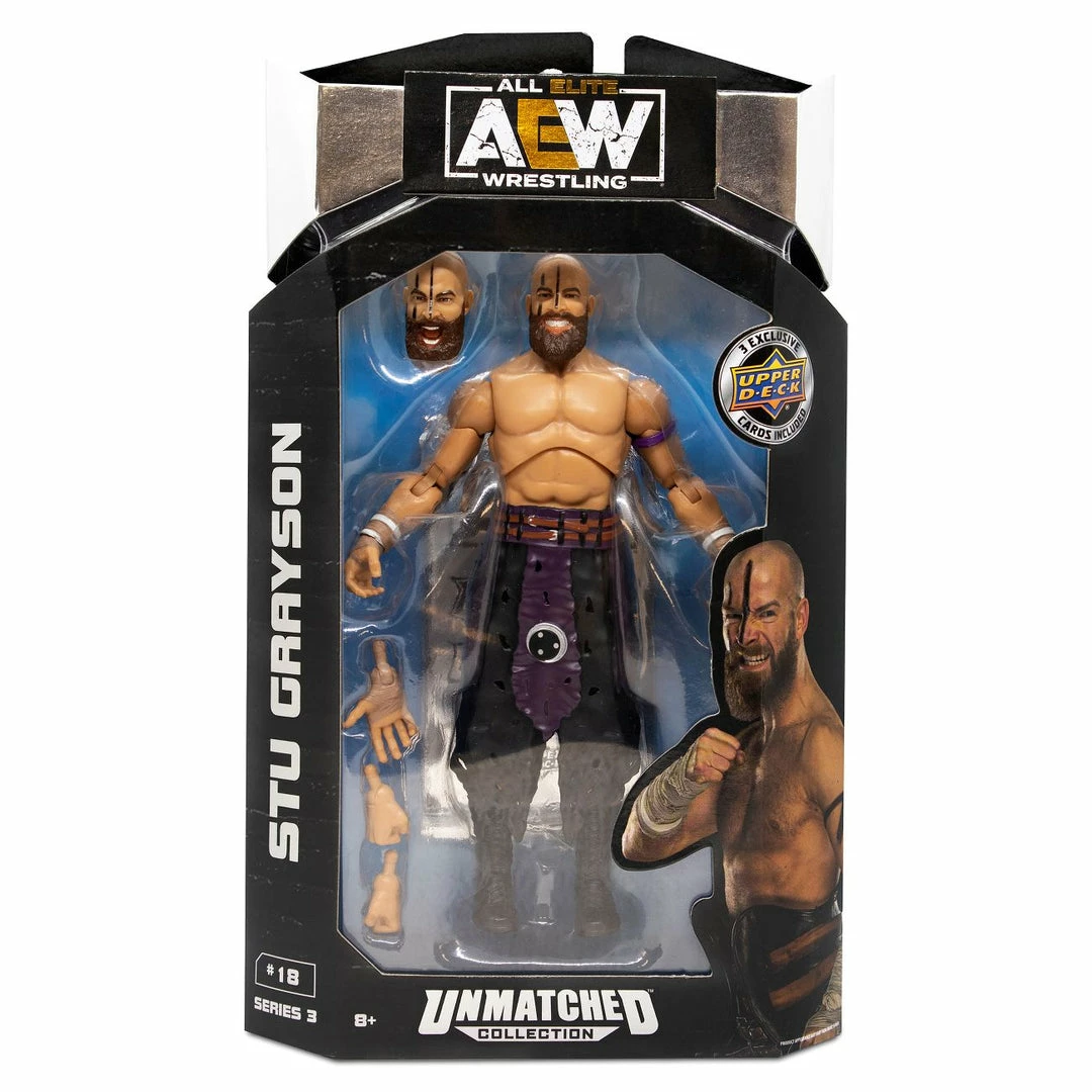 Jazwares AEW Unmatched Series 3 - Stu Grayson New Arrivals 1 Jazwares AEW Unmatched Series 3 - Stu Grayson New Arrivals