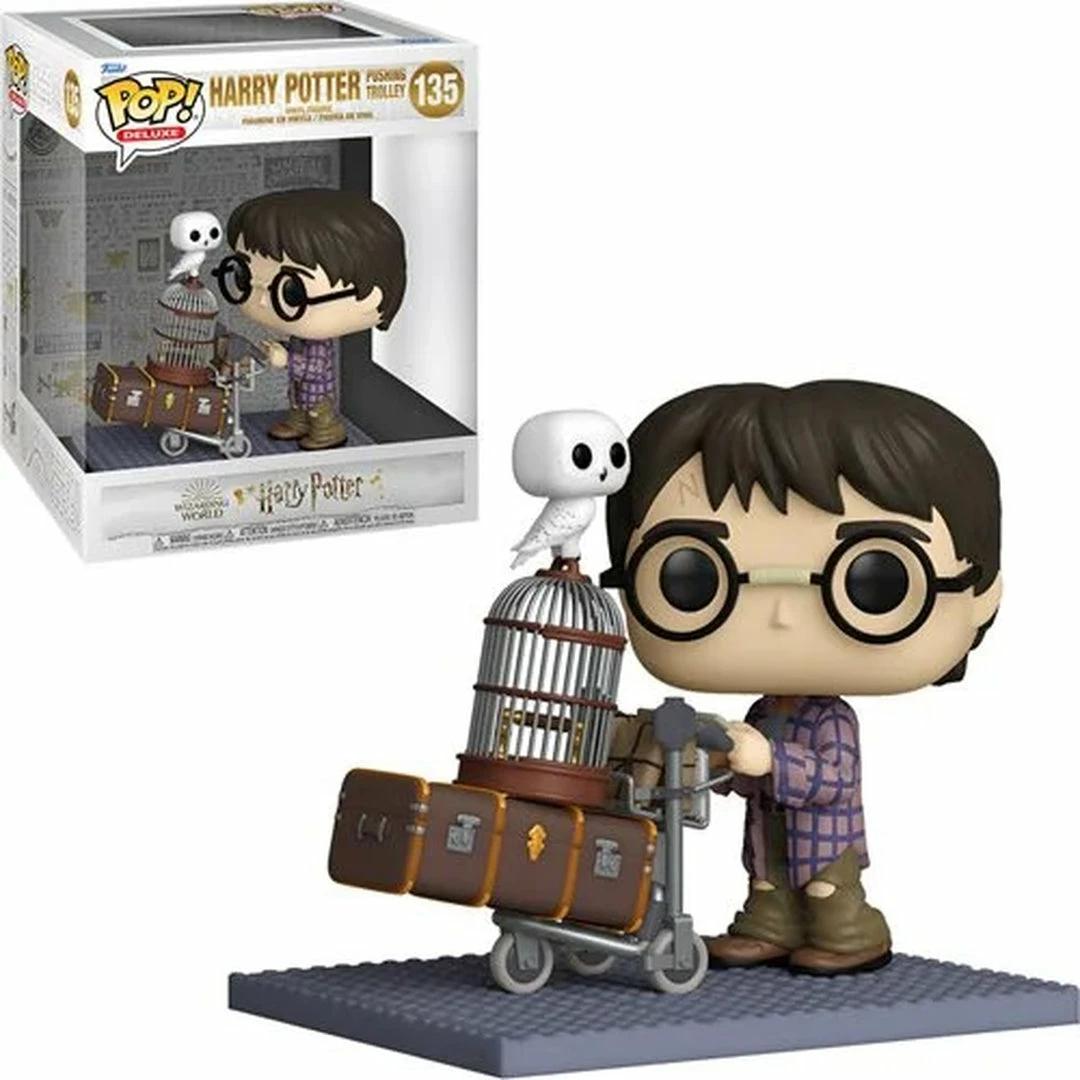 Funko Harry Potter - Harry Potter Pushing Trolley Deluxe Pop! Vinyl Figure