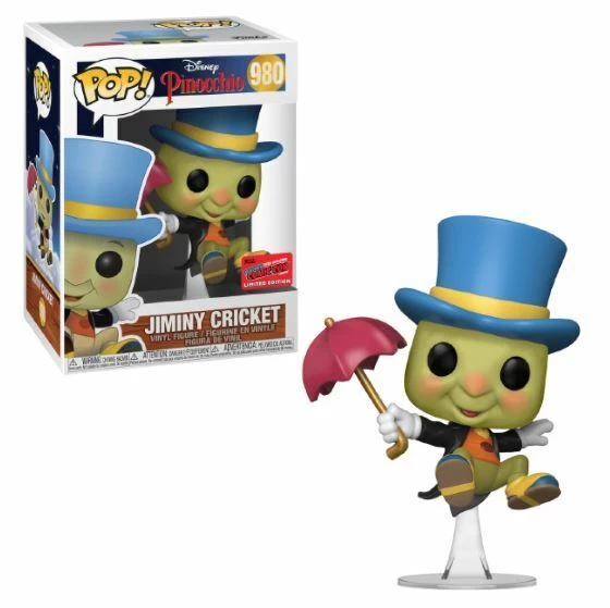 Funko Convention Exclusives NYCC 2020 - Disney Pinocchio Jiminy Cricket Exclusive Pop! Vinyl Figure