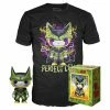 Funko POP Tees - Dragonball Z Metallic Perfect Cell Pop With Tee Exclusive Funko Items
