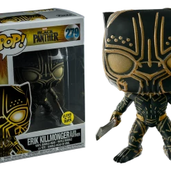 Funko Marvel Black Panther Movie - Erik Killmonger Glow Panther GITD Exclusive Pop! Vinyl Figure Funko Items