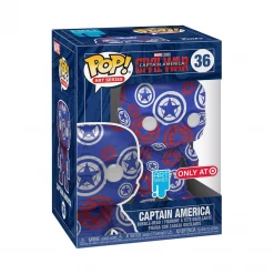 Funko POP! Art Series: Marvel Patriotic Age - Captain America (Civil War) Exclusive Pop! And Tee Vinyl Figure Set