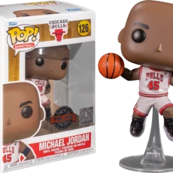 Funko NBA Legends - Bulls (1995 Playoffs) Michael Jordan (White #45 Jersey) Exclusive Pop! Vinyl Figure