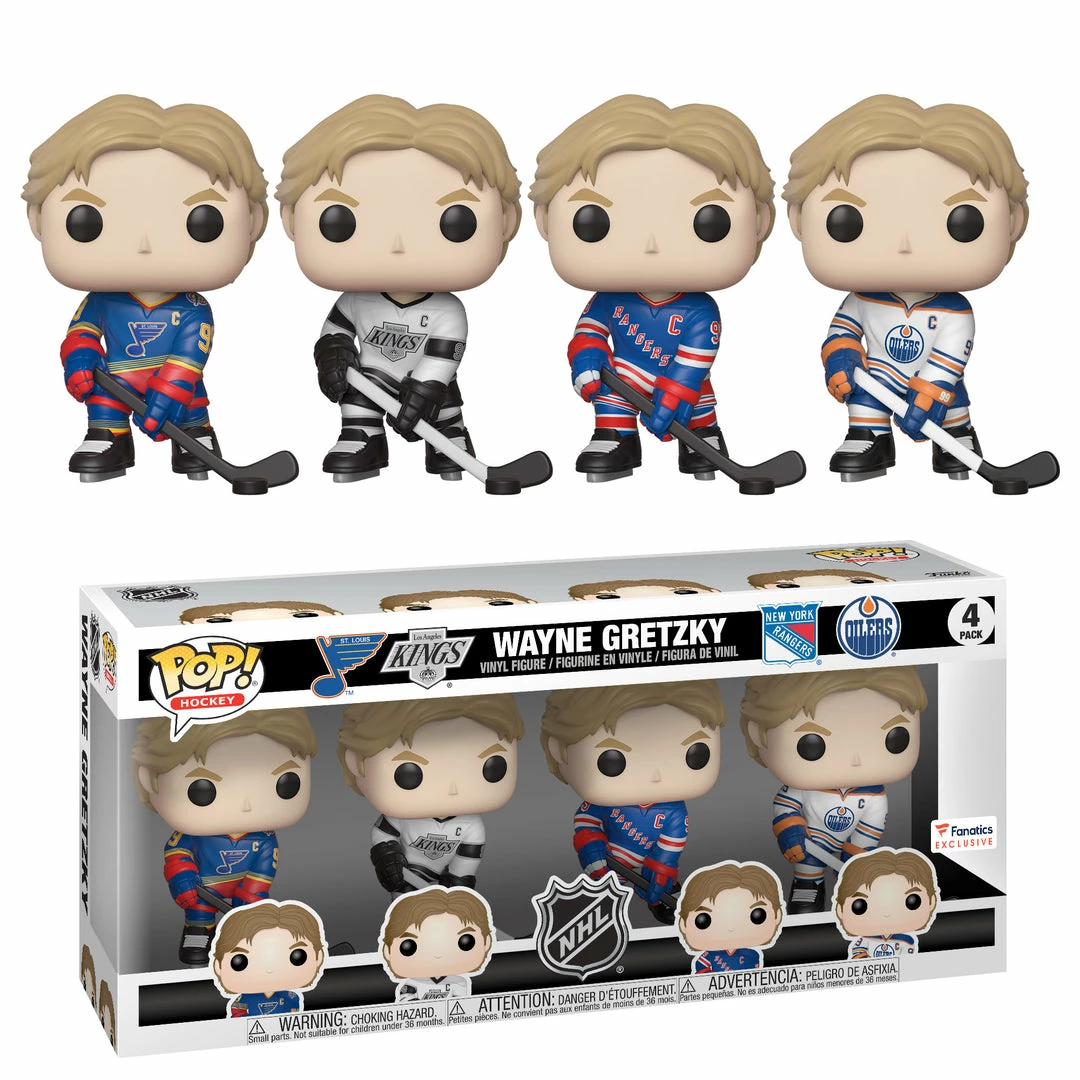 Funko NHL - Wayne Gretzky 4-Pack Exclusive Legends Pop! Vinyl Set Funko Items 1 Funko NHL - Wayne Gretzky 4-Pack Exclusive Legends Pop! Vinyl Set Funko Items