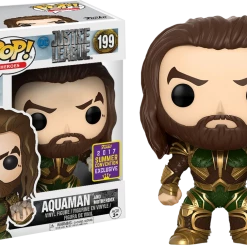 Funko SDCC 2017 - Justice League Aquaman (with Motherbox) Exclusive POP! Vinyl Figure Convention Exclusives