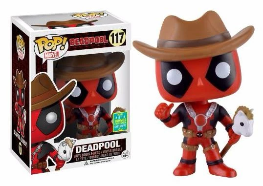Funko SDCC 2016 - Marvel Cowboy Deadpool Exclusive Pop! Vinyl Figure Convention Exclusives 2 Funko SDCC 2016 - Marvel Cowboy Deadpool Exclusive Pop! Vinyl Figure Convention Exclusives