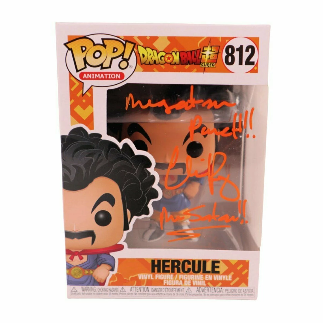 Funko Dragonball Super - Hercule Autographed (JSA) Pop! Vinyl Figure Autographed Items 1 Funko Dragonball Super - Hercule Autographed (JSA) Pop! Vinyl Figure Autographed Items