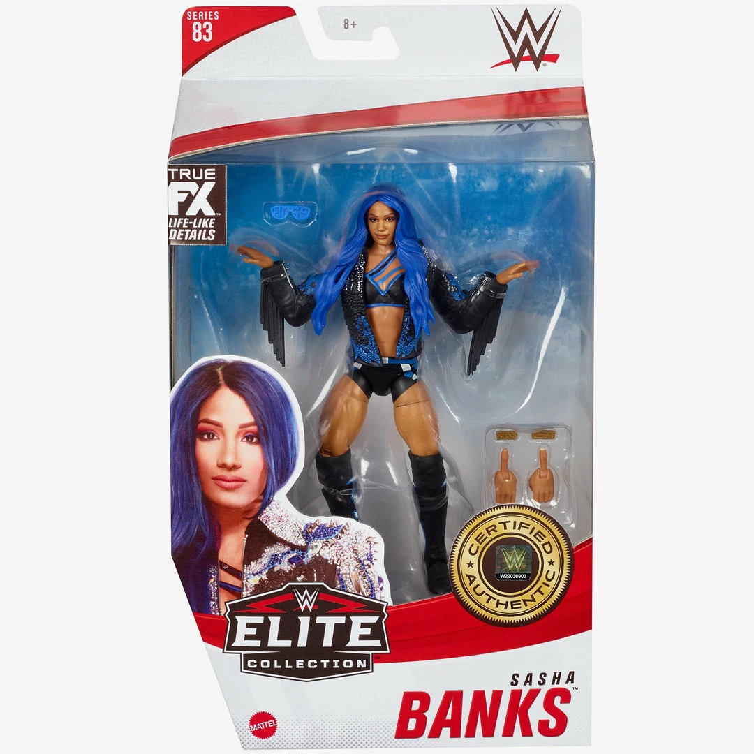 Mattel WWE Elite Series 83 - Sasha Banks New Arrivals 1 Mattel WWE Elite Series 83 - Sasha Banks New Arrivals